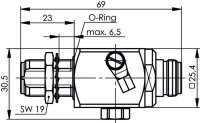 N-Überspannungsableiter, 50 Ohm 230 V, f-f, Einbau...