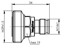 Adapter 7-16 - 2.2-5 (f-f) (Telegärtner J01122A0019)