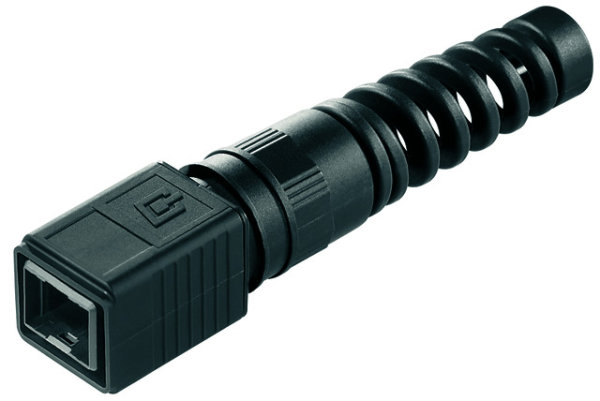 STX V4 Steckergehäuse BP m. Knickschutz (Telegärtner H86011B0011)