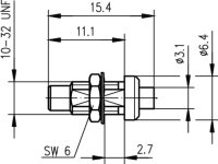 SMC-Kabeleinbaustecker 50 Ohm UT-85,RG-405/U, BELDEN...