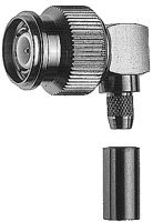 TNC-Kabelwinkelstecker Cr 50 Ohm G5 (RG-223/U), RG-142B/U...
