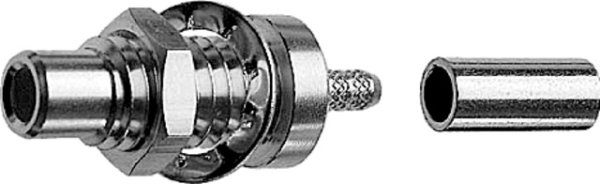 SMC-Kabeleinbaustecker Cr/Cr RG-178B/U; RG-196A/U (Telegärtner J01170A0151)