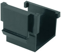 Blindstopfen, schwarz für AMJ/UMJ - 19" -...