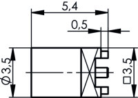 MMCX-Buchse für LTP Au 50 Ohm In SMT 805...