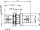 BNC-Einbaukupplung mit Isolierflansch (f-f), 75 OHM, UHD (Telegärtner J01005A0009)