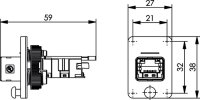 STX V4 Flanschset RJ45 Modul A Cat.6A (ISO)...