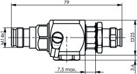 2.2-5 Überspannungsableiter (f-f) GDT 3.8 GHz, 150...