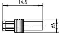 MCX-Kabelstecker Cr/Cr G3 (RG-178B/U) 707...