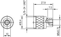 Adapter UHF-FME (M-M) (Telegärtner J01043A0000)