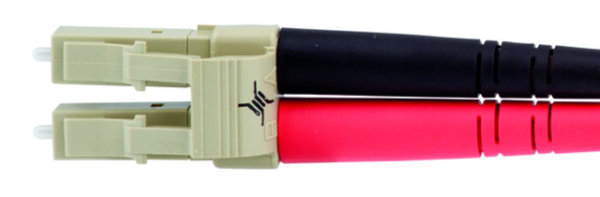 LC DUPLEX STECKER MULTIMODE Keramik, türkis, Kabelmontage Ø 2,6-3,0 (Telegärtner J08070A0033)