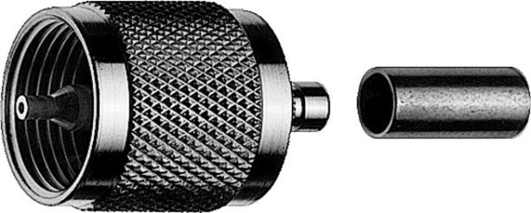 UHF-Kabelstecker Cr/Cr G1 (RG-58C/U) (Telegärtner J01040A0001)