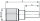 1.6/5.6 Stecker Schraub, Cr/Cr G4 (RG-179B/U) (Telegärtner J01070A2000)