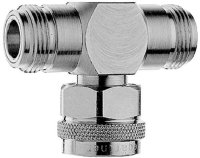 N-T-Stück (F-M-F) 50 Ohm UG-107/U (Telegärtner...
