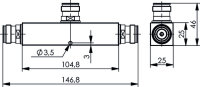 4.3-10 Tapper (f), 10 dB 698-960/1710-2700 MHz,  =-161...