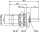 BNC-Einbaubuchse Cr/Cr G4 (RG-179B/U) (Telegärtner J01003B5032)