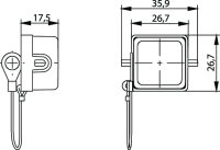 STX V5 Flanschschutzkappe Metall (Telegärtner H80030A0006)