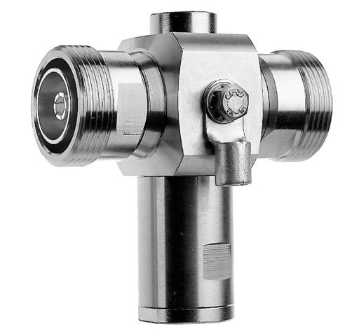 7-16 ÜBERSPANNUNGSABLEITER (F-F) 806-960/1710-2200 MHz (Telegärtner J01125A0023)