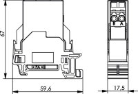 STX Tragschienen-Verbinder LC-D Kupplung MM...