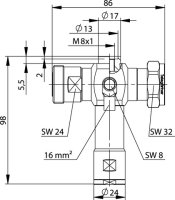 7-16 Überspannungsableiter (m-f) 380-512 MHz; 50 Ohm...