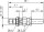 SMB-Kabeleinbaustecker Cr Au RG-174/U; RG-188A/U; RG-316/U (Telegärtner J01160A0101)