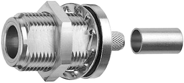 N-Kabeleinbaubuchse Cr/Cr Ag/TA G30 (1.5/3.8) (Telegärtner J01021B0180)