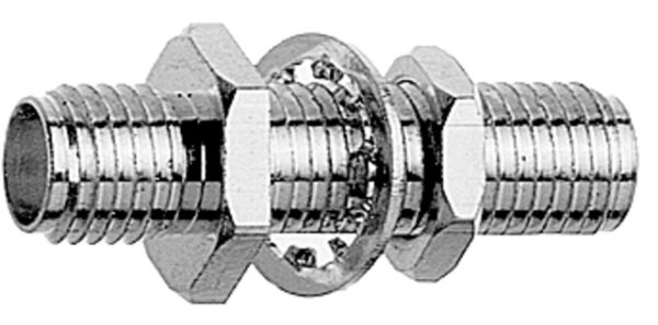 SMA-Einbaukupplung Au 50 Ohm (F-F) 405 (Telegärtner J01154A0041)