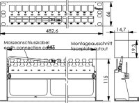 19" Modultr. 1.5 HE für 48 AMJ/UMJ-...