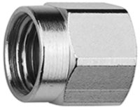 Abdeckkappe SMA Au ohne Kette (Telegärtner H00040A0001)