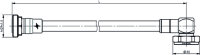 7-16 Jumper Kabel 1/2" IP68 L = 1,0 m, f-m90°,...