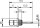 SMB-EINPRESSSTECKER 50 Ohm Einbau von vorne (Telegärtner J01160A0449)