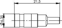 SMB-Kabelbuchse Au, 50 Ohm G3 (RG-178B/U)...