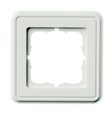 Abdeckrahmen 1-fach 80 x 80 x 8,7mm alpinweiß (Telegärtner B00004A0021Y)