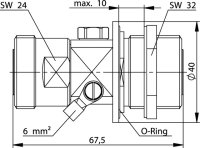 7-16 Überspannungsableiter Einbau (f-f) 50 Ohm; 90V...