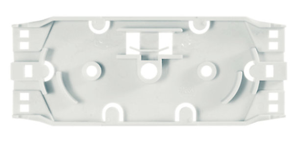 Mini Spleißkassette m. Deckel, 100x40x8mm Ablage für 2x Schrumpfspleiß Ø 3mm, grün (Telegärtner H02050A0166)