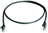Patchkabel U/UTP Cat.5e 0,5m MP8 schwarz...