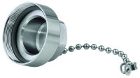 TOC Flanschschutzkappe IP68 Messing vernickelt, mit...