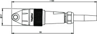 LWL Stecker 2xSC IP67 Industrie für Multimode...