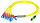 MPO Harness 12x2,1mm OS2 12LC SM 10,0m; type A, MPOm APC+LC SM blue (Telegärtner L00835A0032)