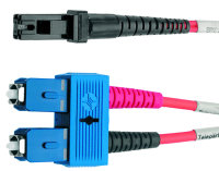 LWL-Duplex-Adapterkabel 1. Seite MT-RJ, 2. Seite SC...