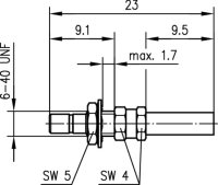 SSMB-Kabeleinbaustecker G3 (RG-178B/U) A03 (Telegärtner J01190A0101)