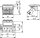 Modulaufnahme AMJ-S 3-fach UP/50 flex inkl. 3 AMJ-S Module Cat.6A T568B (Telegärtner J00020A0513)