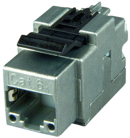 AMJ-Modul K Cat.6A (tiefgest.n.ISO/IEC) T568B, VE = 6x2er Pack (Telegärtner J00029A0077)