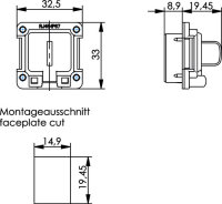 STX V6 Flansch o. Montageset für AMJ-Modul/Kupplung...