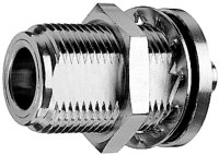 Einbauadapter N-SMA (F-F), 50 Ohm längs- und...