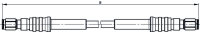 TestLine 5 LL SMA-SMA, 18 GHz HF-Prüfkabel  L=...