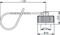 STX M12x1 Steckerschutzkappe (Telegärtner H80030A0008)