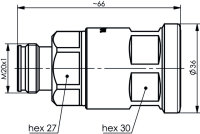 4.3-10 Kabelbuchse SIMFix CA-Pro G24 (7/8"), G52...