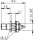 SMB-Einbaustecker Au Einbau von vorne (Telegärtner J01160A0021)