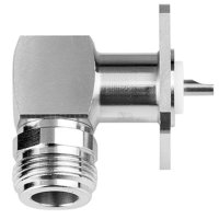 N-Winkeleinbaubuchse mit Flansch 50 Ohm (Telegärtner J01021A0210)