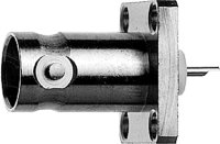 BNC-Flanschbuchse 50 Ohm löt (Telegärtner...